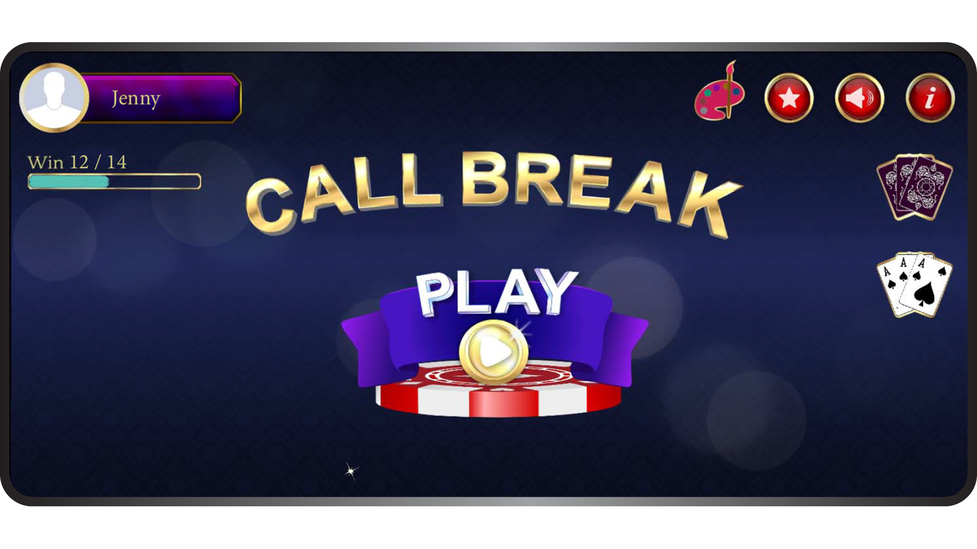 Call break game screenshot one