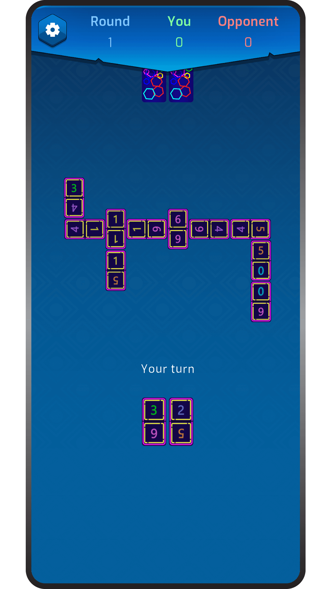 Dominoes game screenshot two