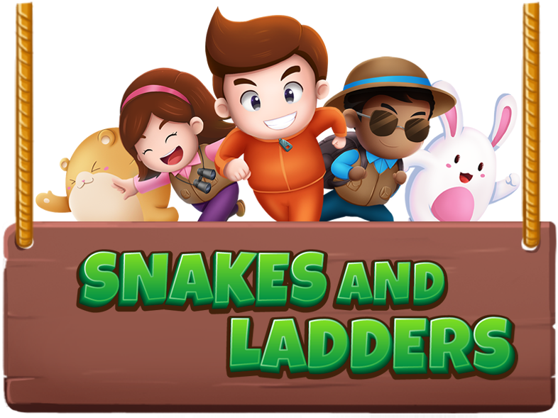Snake and Ladders game logo