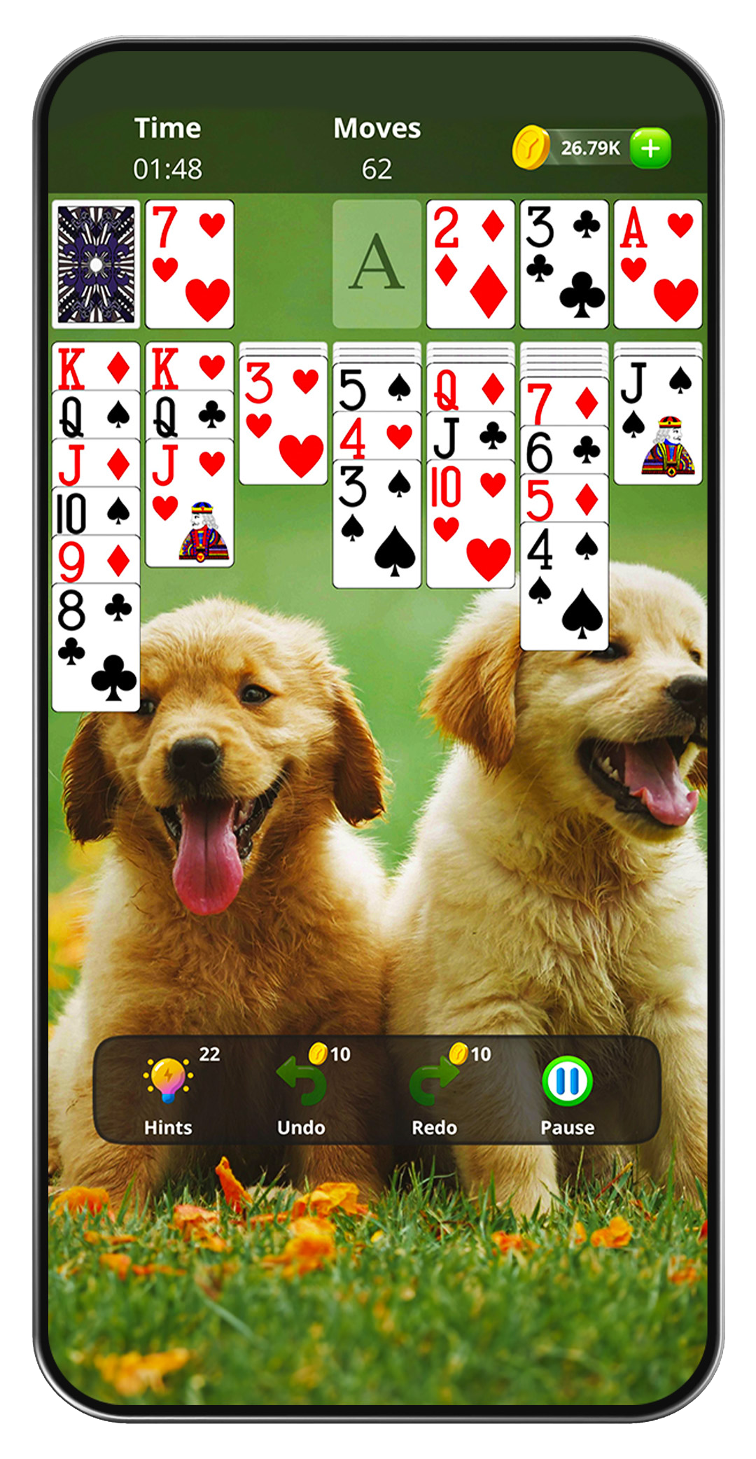 Solitaire game screenshot two