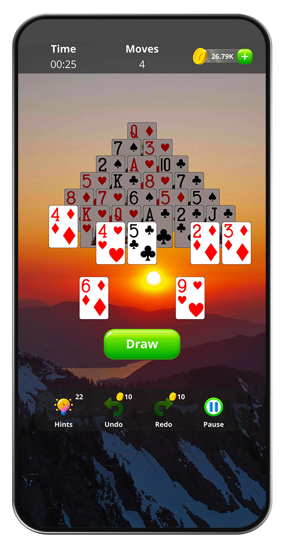 Solitaire game screenshot four